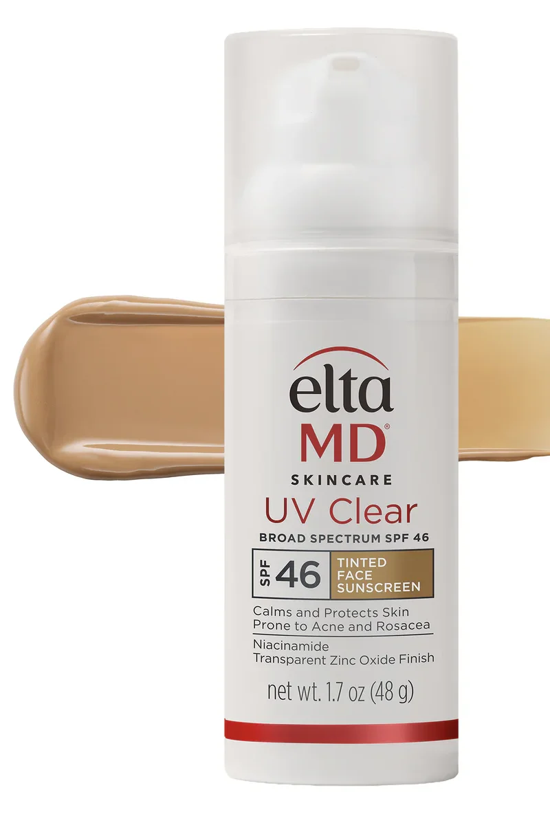 EltaMD UV Clear Tinted Broad-Spectrum SPF 46 for hormonal acne prone skin