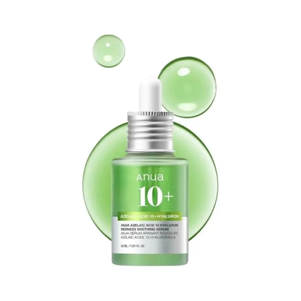 Anua Azelaic Acid 10% Hyaluron Redness Soothing Serum for oily acne skin