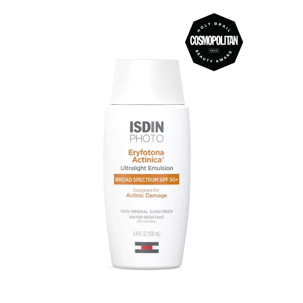 ISDIN Eryfotona Actinica SPF 50 mineral sunscreen for hormonal acne