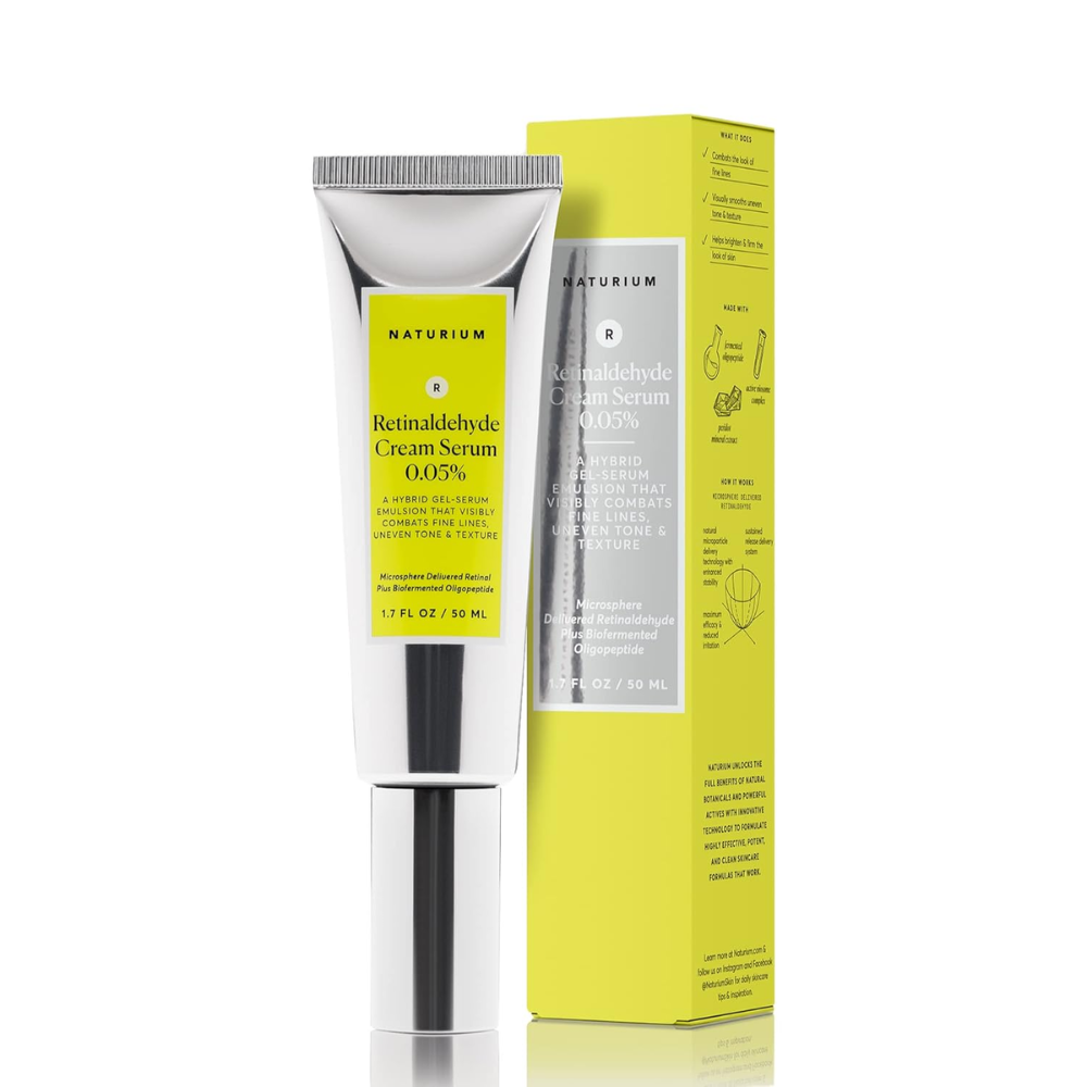 Naturium Retinaldehyde Cream Serum, gentle retinal