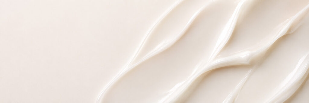 Azelaic acid cream texture, an ingredient that fades post-acne dark marks