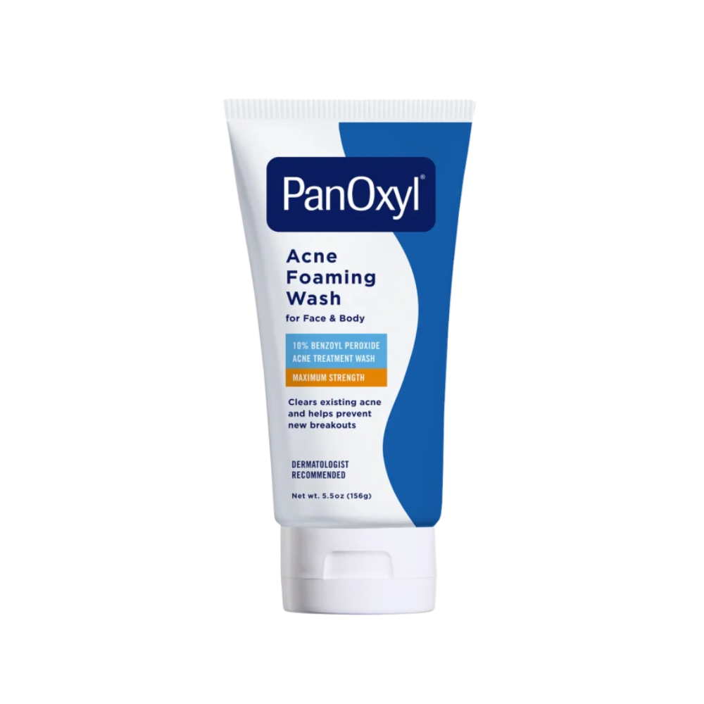 PanOxyl 10% benzoyl peroxide foaming wash for stubborn body acne
