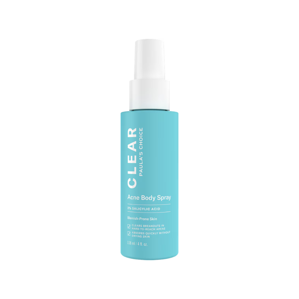 Paula's Choice CLEAR salicylic acid spray for hard-to-reach bacne